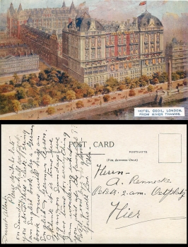 London Hotel Cecil *ca.1920