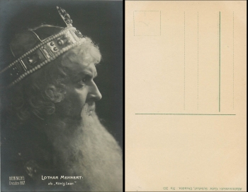Lothar Mehnert Theater Dresden Hahn Verlag 1907