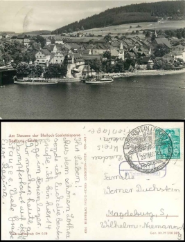 07338 Lothra via Lobenstein country postmark on Saalburg o 20.7.1960