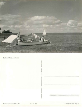 Ludorf Motorboat camping site * 1962 Hanich0778