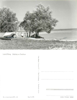 17207 Ludorf Müritz Zeltplatz am Steinhorn *1962 Hanich0571