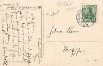 01734 Luebau Rabenau Sachsen Ansichtskarte o 1915
