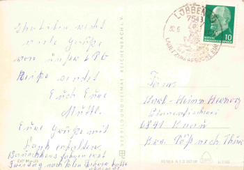 03222 Lübbenau Spreewald Mehrbildkarte Robert koch Strasse o 1966