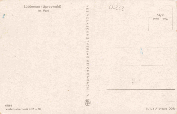 03222 Lübbenau Spreewald im Park * 1955