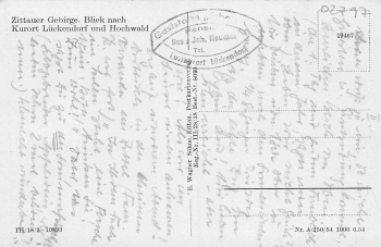 02797 Lueckendorf Oberlausitz o 1955