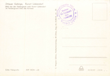 02797 Lueckendorf Zittauer Gebirge * 1966