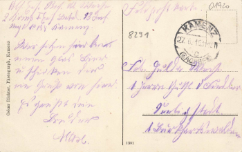 01917 Lückersdorf Kamenz Gasthof Moritz Bad o 1915