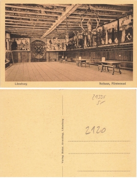 21335 Luneburg Town Hall Furstensaal *ca.1920
