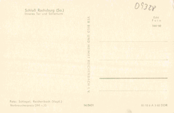 Lunzenau Schloss Rochsburg * 1962