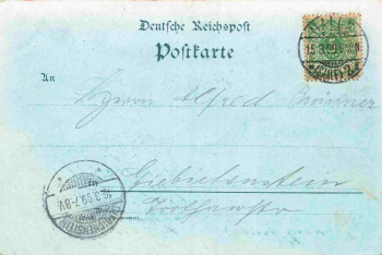 06886 Wittenberg Lutherstadt Mondschein Litho o 1899