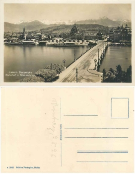 Lucerne Lake bridge station *1926