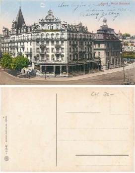 Luzern Hotel "Gotthard" * ca. 1910