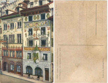 Luzern Zunfthaus der Fischeren und Metzgern Alte Apotheke * ca. 1920