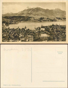 Luzern und Rigi * um 1920