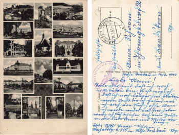 Maehrisch Truebau Moravská Trebova field post 1943