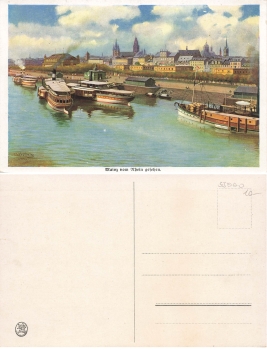 Mainz Künstlerkarte H. Hoffmann * ca.1920