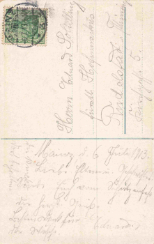 Mainz Shooting festival 1913 artist card J Knaeus o 6.7.1913