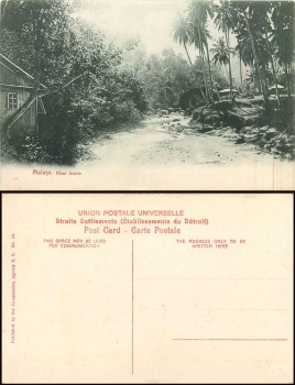 Malaya river view * ca.1910