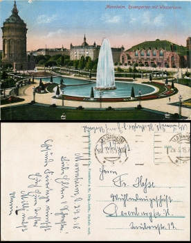 Mannheim Rosengarten water tower o March 29, 1918