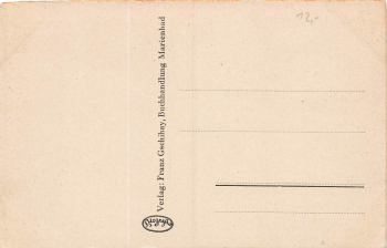 Marienbad Goetheplatz Hotel Weimar Bohemia Mariánské Lázně * around 1930