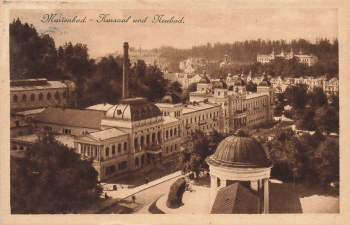 Marienbad Kursaal und Neubad Böhmen Mariánské Lázně o 1926