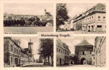 Marienberg Erzgebirge Mehrbildkarte * 1959