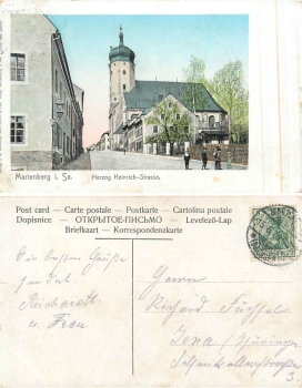 Marienberg Herzog-Heinrich-Strasse o 15.6.1909