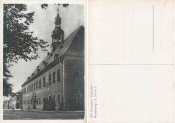 Marienberg Sachsen Markt 2 HO-Gaststätte Ratskeller *ca. 1950