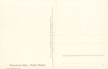 Marienburg Castle, West Prussia, Malbork * around 1940