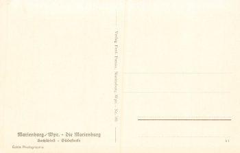 Marienburg Castle, West Prussia, Malbork * around 1940