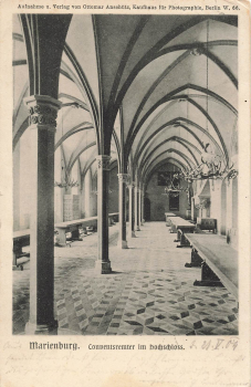 Marienburg Schloss Westpreußen Malbork o 1904