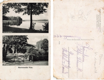 RMarienwalde Pommern Kloster Bierzwnik gebraucht 1942