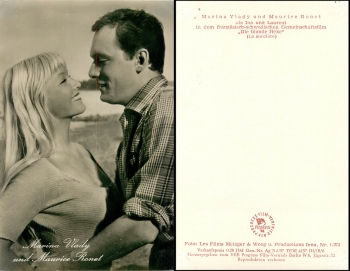 Marina Vlady und Maurice Ronet Progress Film Vertrieb Nr. 1/375