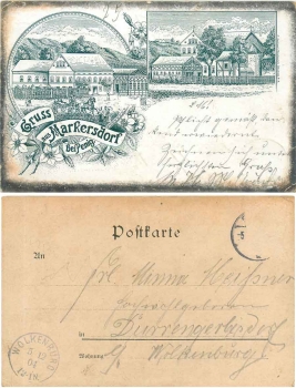 09322 Markersdorf Penig Litho o 5.12.1904