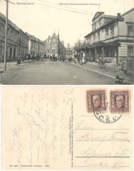 Markhausen Hraničná Saxon Cechoslovakian border o around 1920