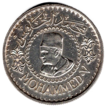 Marokko 500 Francs 1956 König Mohammed V 