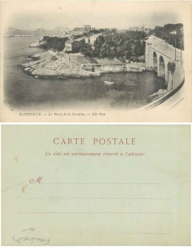 Marseille La Route de la Corniche *ca. 1900