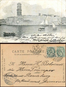 Marseille lighthouse o 23.11.1903