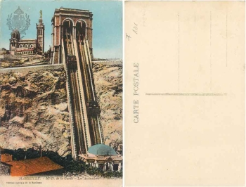 Marseille N.-D. de la Garde Les Ascenseurs * ca. 1910