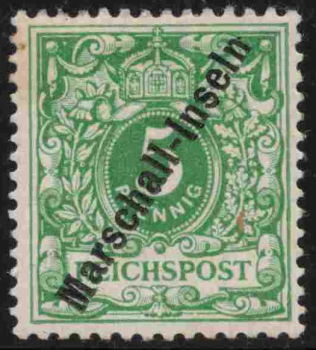 Marschall-Inseln Deutsche Post Michel 2 I * ungebraucht  geprüft