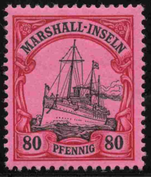 Marshall-Inseln Deutsche Post Michel 21 * ungebraucht Kaiseryacht