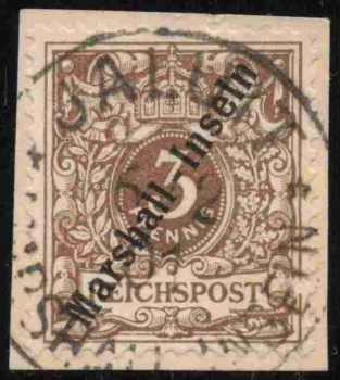 Marshall-Inseln Deutsche Post Michel 7 o gestempelt