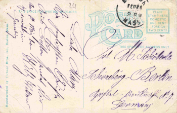 Massachusetts Boston North Station (Bahnhof) o 1909