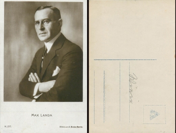 Max Landa, Bildnis von A. Binder, Berlin, K217