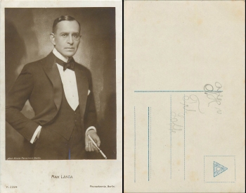Max Landa (Max Landau)  Photochemie Berlin K 2394