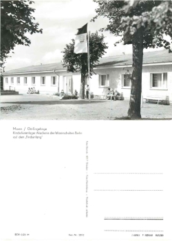 01809 Maxen "Finkenfang" holiday home of the Academy of Sciences of the GDR * 1983 Hanich2382