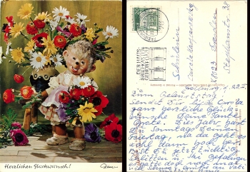 Mecki  Igel Geburtstag Diehl Nr. 343 o 23.2.1969
