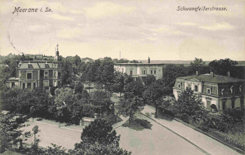 Meerane Sachsen Schwanfelderstrasse  o 1910