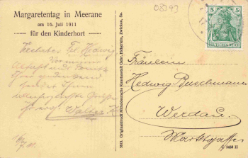 Meerane, Saxony, Margaretentag, July 16, 1911