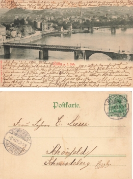 Meissen Coelln an der Elbe o 1.8.1902
